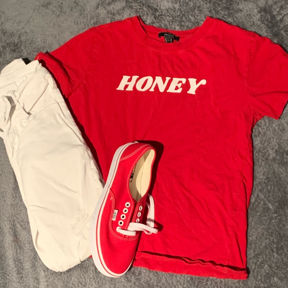 Red shirt